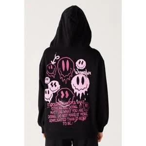 Kapüşonlu Oversize Sweatshirt 1